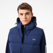 Мужской утеплённый жилет Lacoste с капюшоном фото 3