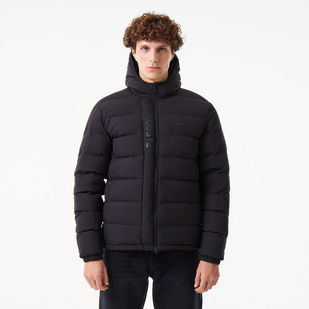 Мужская куртка-бомбер Lacoste на молнии из хлопка фото 1