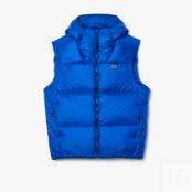 Мужской  влагоотталкивающий жилет Lacoste с капюшоном фото 5