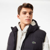 Мужской утеплённый жилет Lacoste с капюшоном фото 3