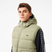 Мужской утеплённый жилет Lacoste с капюшоном фото 3