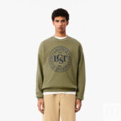 Мужской флисовый свитшот Lacoste Loose Fit фото 1
