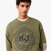 Мужской флисовый свитшот Lacoste Loose Fit фото 3