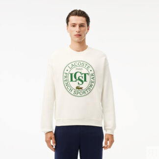 Мужской флисовый свитшот Lacoste Loose Fit