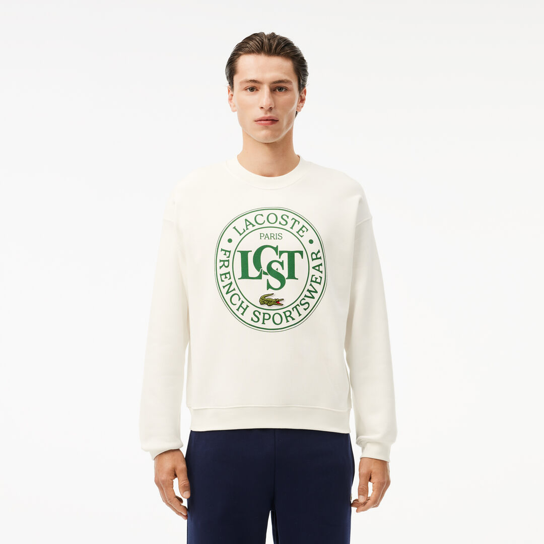 Мужской флисовый свитшот Lacoste Loose Fit фото 1