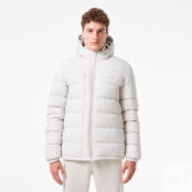 Мужская куртка-бомбер Lacoste на молнии из хлопка фото 1