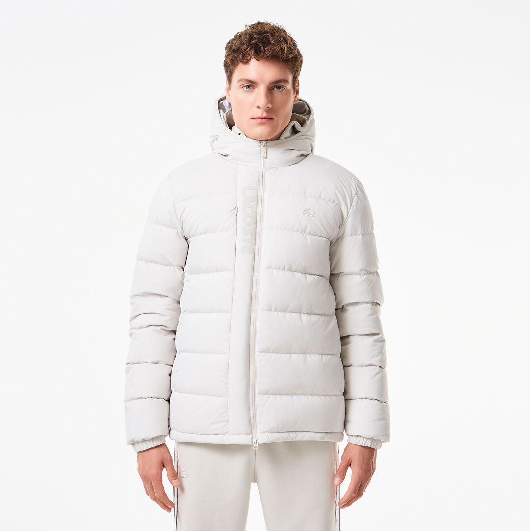 Мужская куртка-бомбер Lacoste на молнии из хлопка фото 1