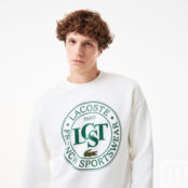 Мужской флисовый свитшот Lacoste Loose Fit фото 5