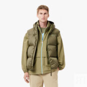 Мужской  влагоотталкивающий жилет Lacoste с капюшоном фото 1