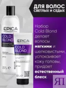 Набор для осветленных волос Epica Professional Cold Blond (300 мл + 250 мл) 77770056 фото 5