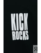 Футболка с принтом Kick rocks Nahmias Футболка с принтом Kick rocks AW22-1-5004-F0007-BLACK фото 4