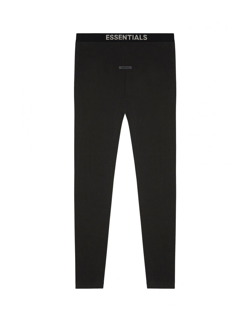 Черные термо брюки на резинке Fear of God Essentials