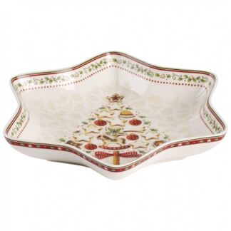 Villeroy & Boch Блюдо в форме звезды, среднее 'Елка' 24,5 см Winter Bakery