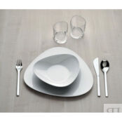 Alessi Тарелка 31х27,5 см белая Colombina Alessi фото 3