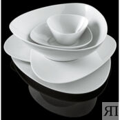 Alessi Тарелка 31х27,5 см белая Colombina Alessi фото 5