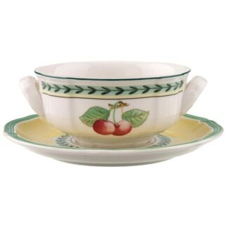 Villeroy & Boch Пиала для супа / бульона с блюдцем French Garden Villeroy &