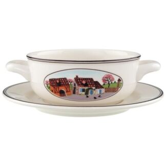 Villeroy & Boch Пиала для супа / бульона с блюдцем Design Naif Villeroy & B