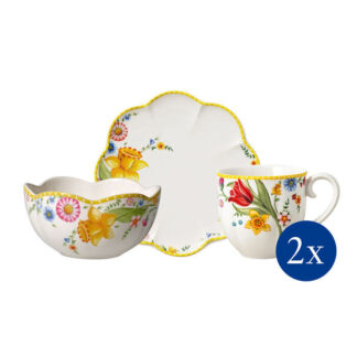 Villeroy & Boch Набор столовой посуды для завтрака на 2 персоны, 6 предмето