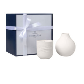 Villeroy & Boch Ваза и подсвечник в подарочной упаковке 2 предмета Manufact