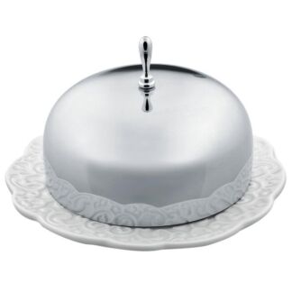 Alessi Масленка 12х7,6х12 см металлик Dressed Alessi
