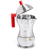 Alessi Кофеварка 300 мл металлик/красная Pulcina Alessi фото 2