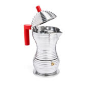 Alessi Кофеварка 150 мл металлик/красная Pulcina Alessi фото 2