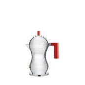 Alessi Кофеварка 70 мл металлик/красная Pulcina Alessi фото 1