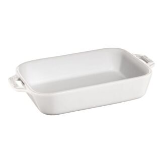 Staub Форма для запекания 20 х 16 см White Staub