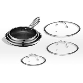 HexClad Набор сковородок 6 предметов HexClad