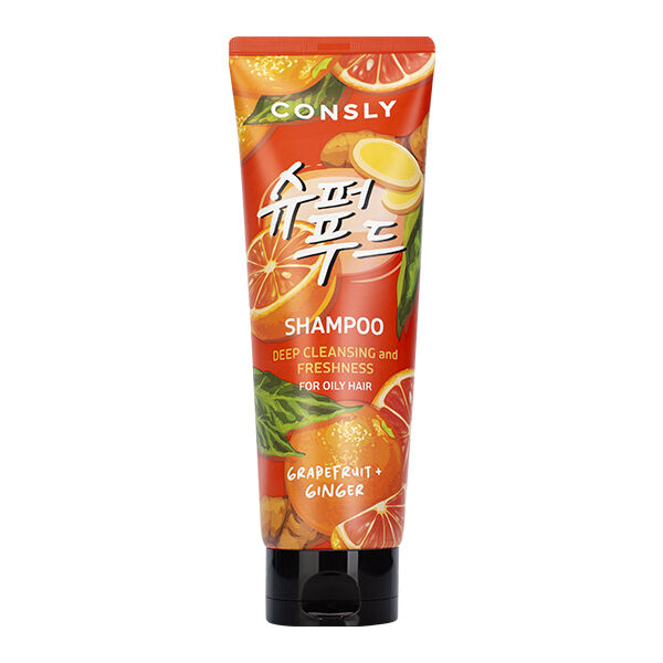 Consly Grapefruit & Ginger Shampoo for Deep Cleansing & Freshness 93097858 фото 1