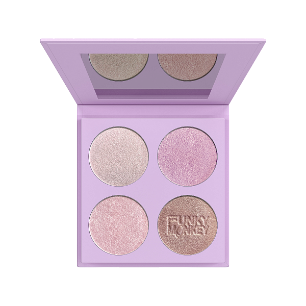 Палетка хайлайтеров Sculpt & glow palette Funky Monkey фото 1