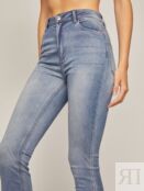 Утеплённые джинсы силуэта Skinny zolla 02042711S162 фото 3