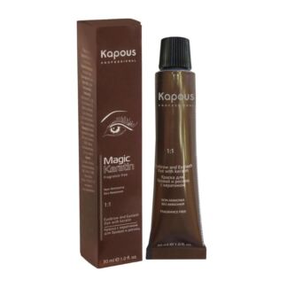 Краска для бровей и ресниц Non ammonia Magic Keratin (603, 1, Черная, 30 мл