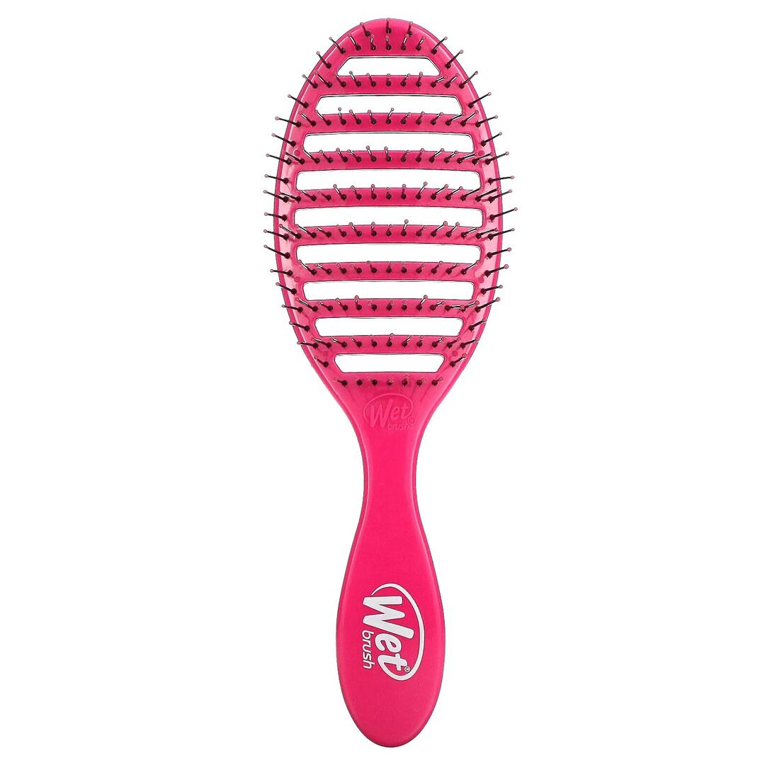 Расческа Wet Brush для быстрой сушки волос розовая WTB-95294 фото 1