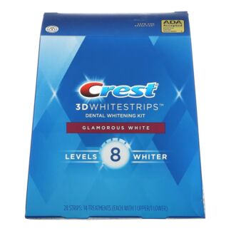 Комплект для отбеливания зубов Crest, 3D Whitestrips, Glamorous White