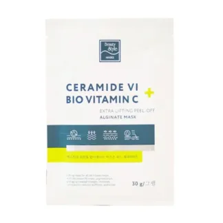 BEAUTY STYLE Маска-лифтинг альгинатная / Сeramide Vi + BIO Vitamin C 10*30