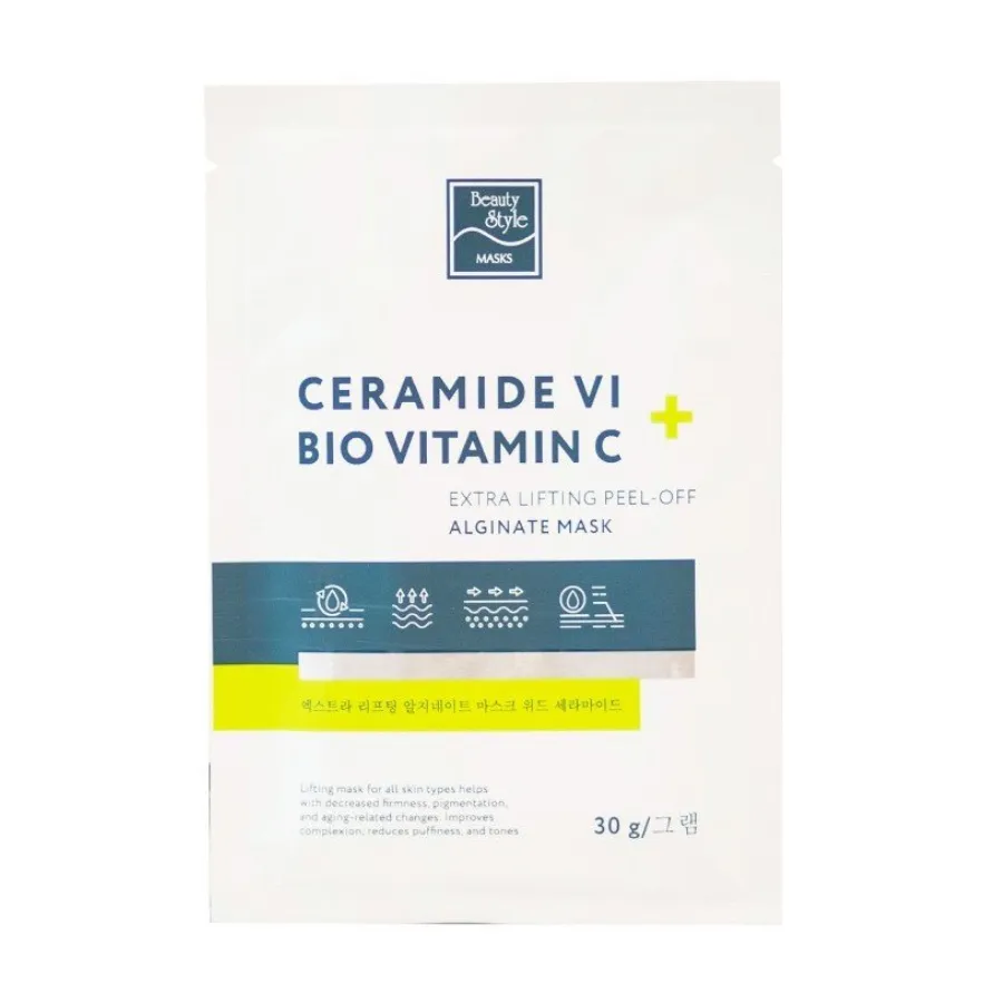 BEAUTY STYLE Маска-лифтинг альгинатная / Сeramide Vi + BIO Vitamin C 10*30 4503125K фото 1