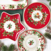 Блюдо овальное Easy Life Christmas Berries в подарочной упаковке EL-R1488/CHBE фото 5