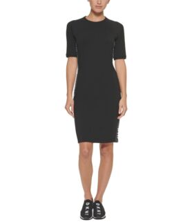 Платье DKNY, Flip Logo Tape Bodycon Dress