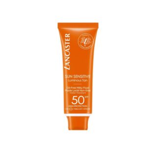 SUN SENSITIVE Солнцезащитное молочко-флюид для лица SPF50 LANCASTER