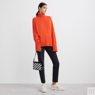 Сумка Off-White Diag Flap Bag Black/White, черный